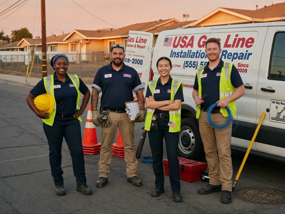 Gas Line Installation company in Manderson, WY